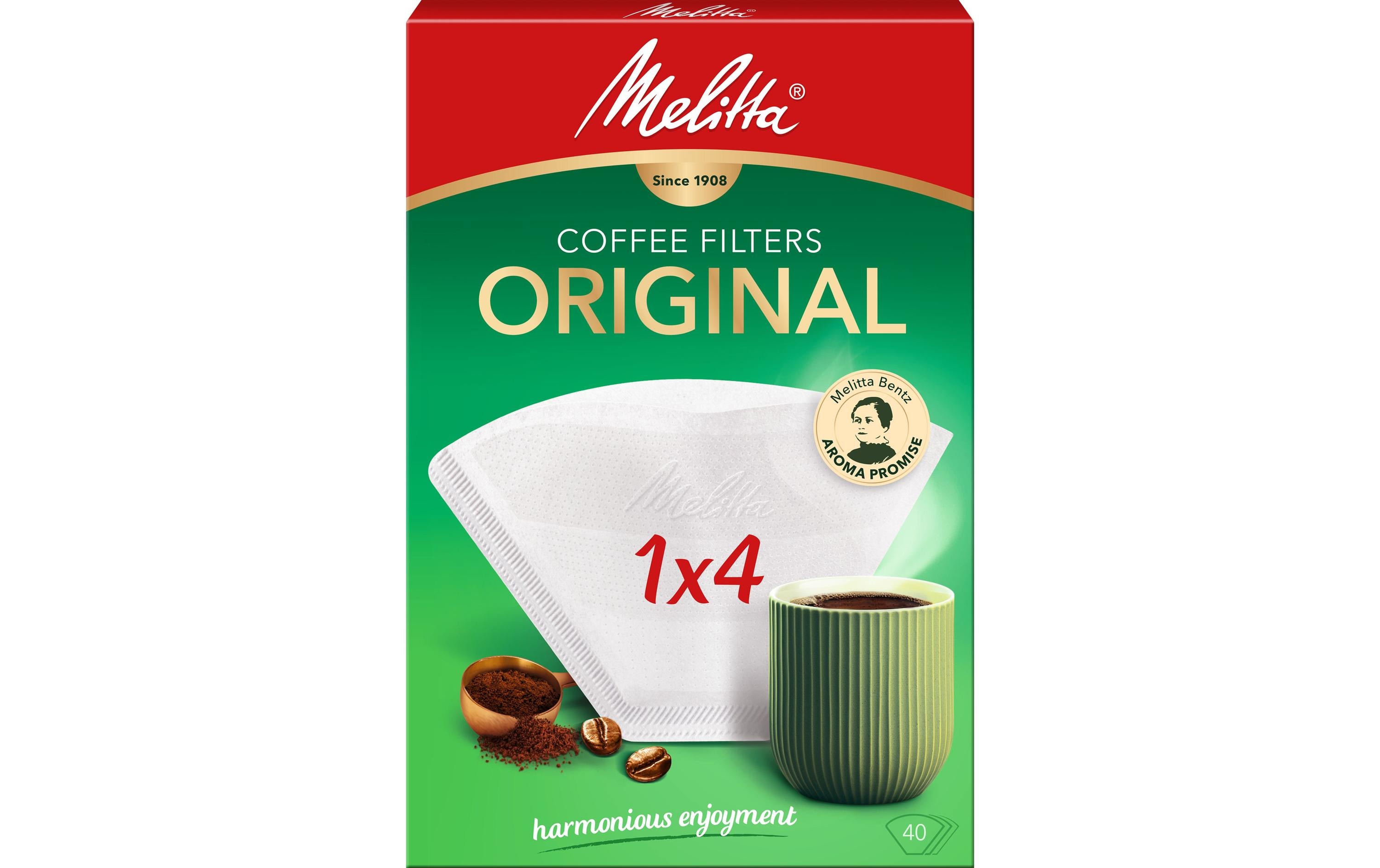 Filtertüte Original 1 x 4, 40 StückEinweg-Kaffeefilter