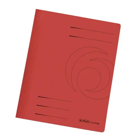 Herlitz Manila Karton Schnellhefter DIN A4, rot, 10 Stück