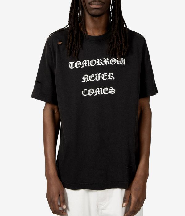 Wasted Paris Destroy Never Comes T-Shirt (faded black)