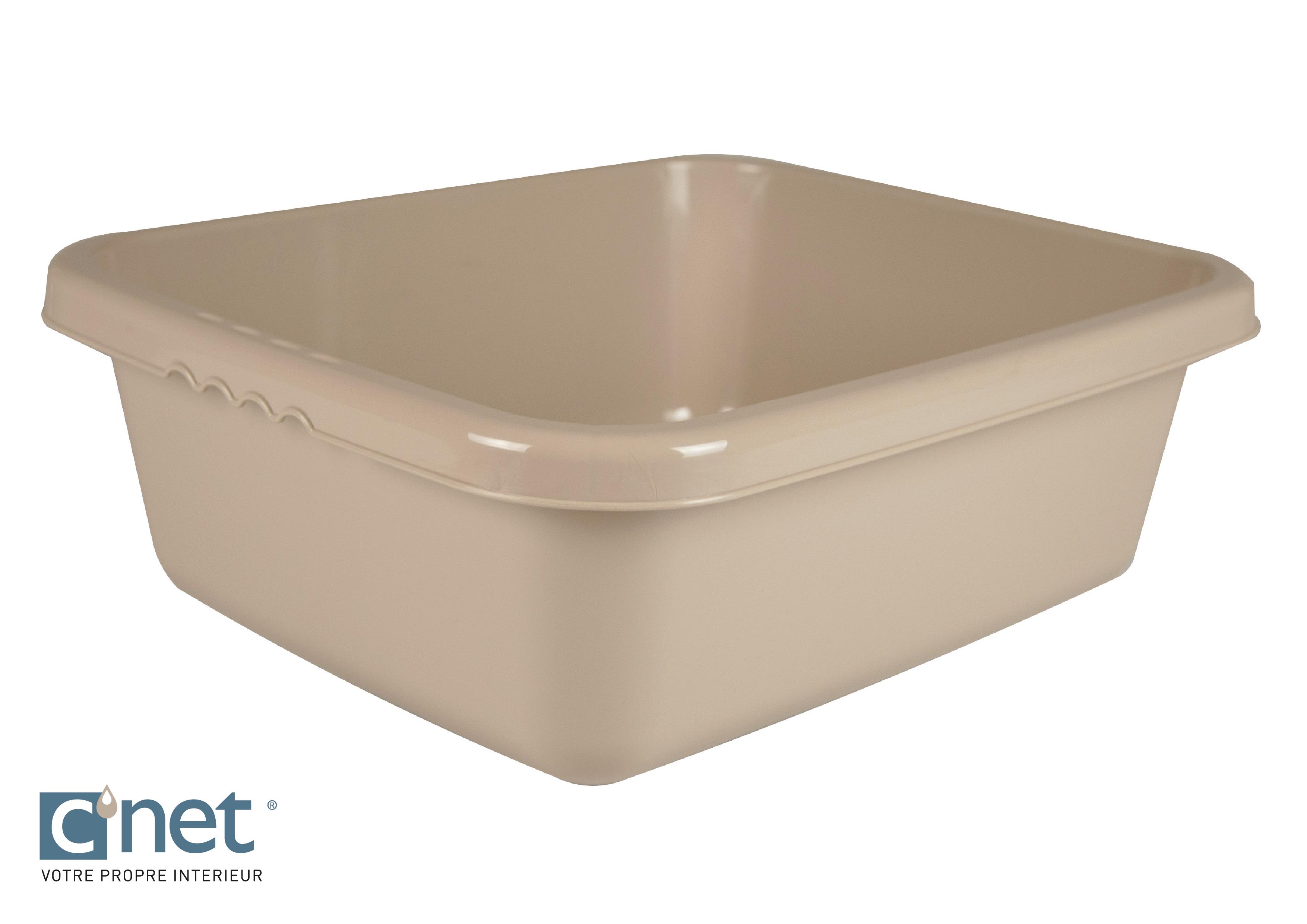 BASSINE RECTANGLE 13.5L GREGE