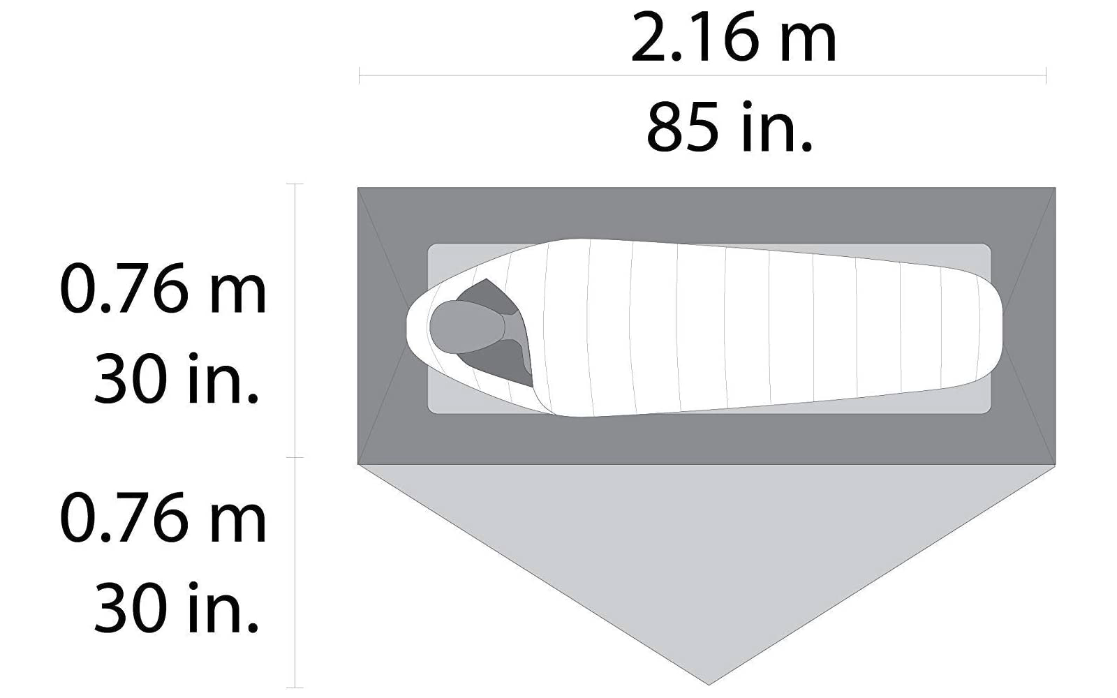 MSR Hubba NX Tent V6 Faltzelt für 1 Person