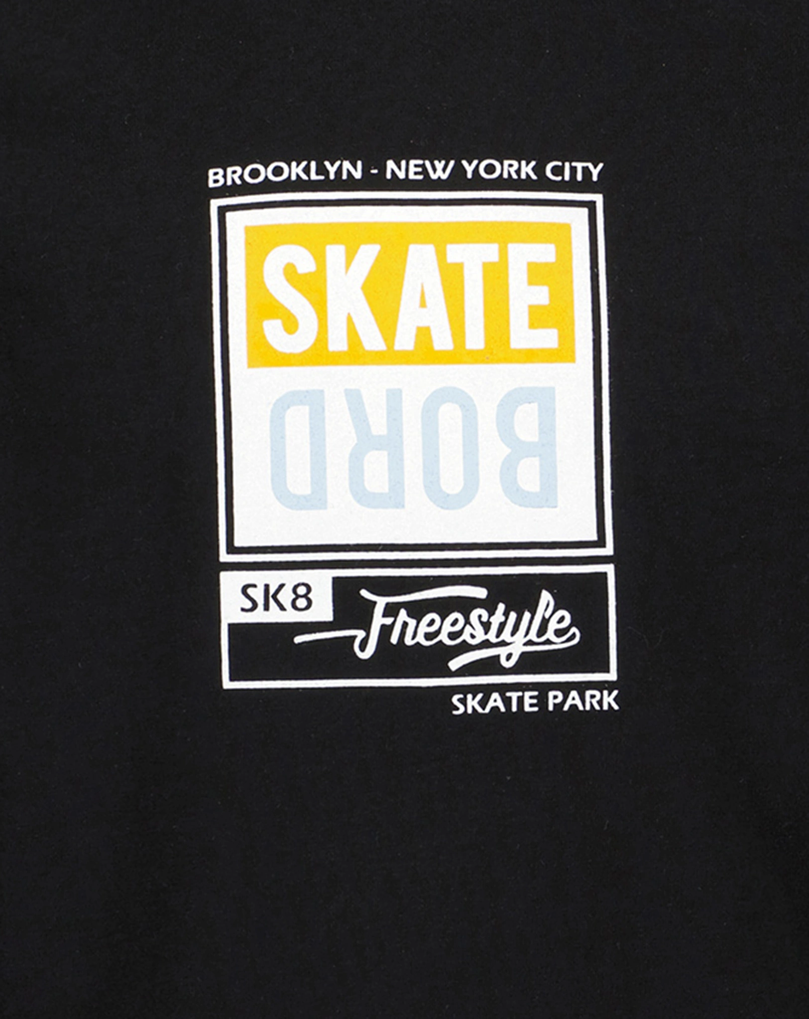 Langarmshirt SKATE in schwarz