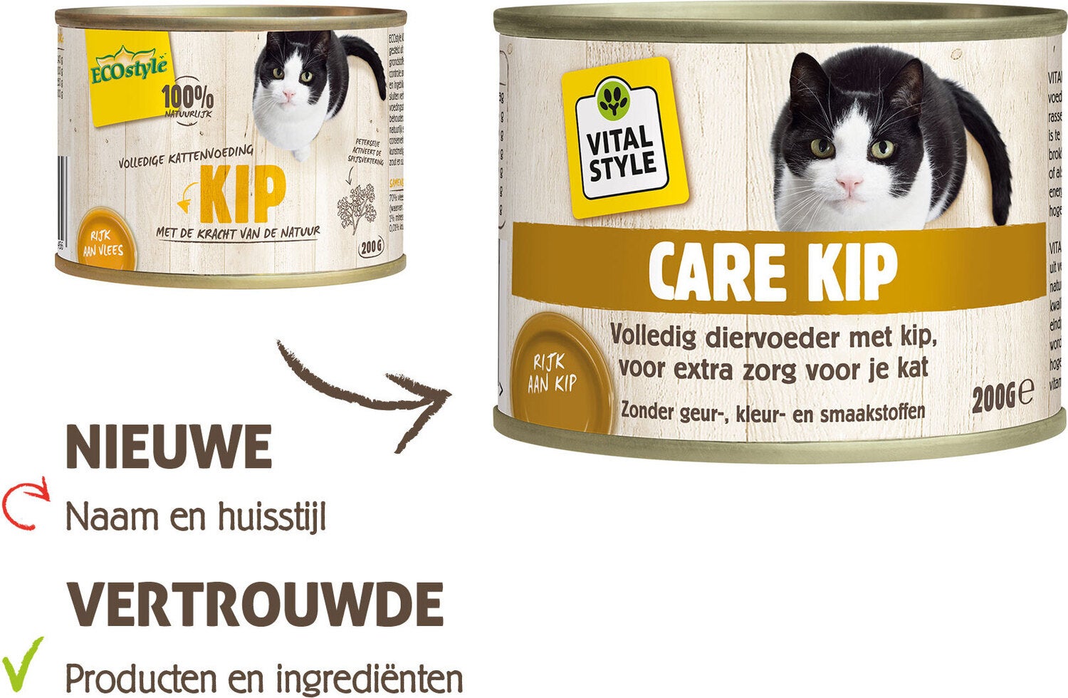 VITALstyle kattenvoer Care adult kip 200 g
