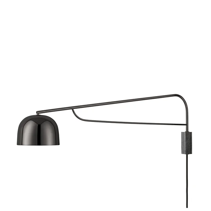 Normann Copenhagen - Grant LED-Wandleuchte, 111 cm / schwarz