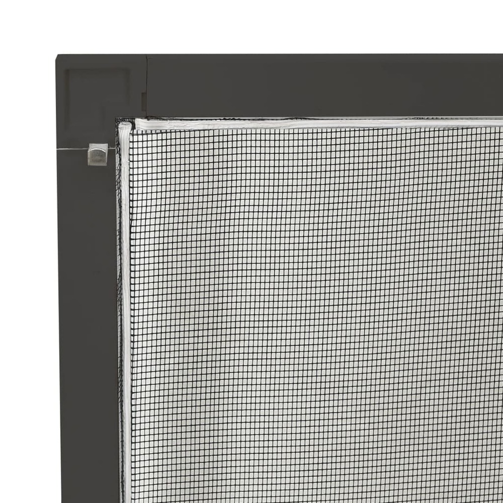 Moustiquaire pour fenêtres anthracite 100x120 cm