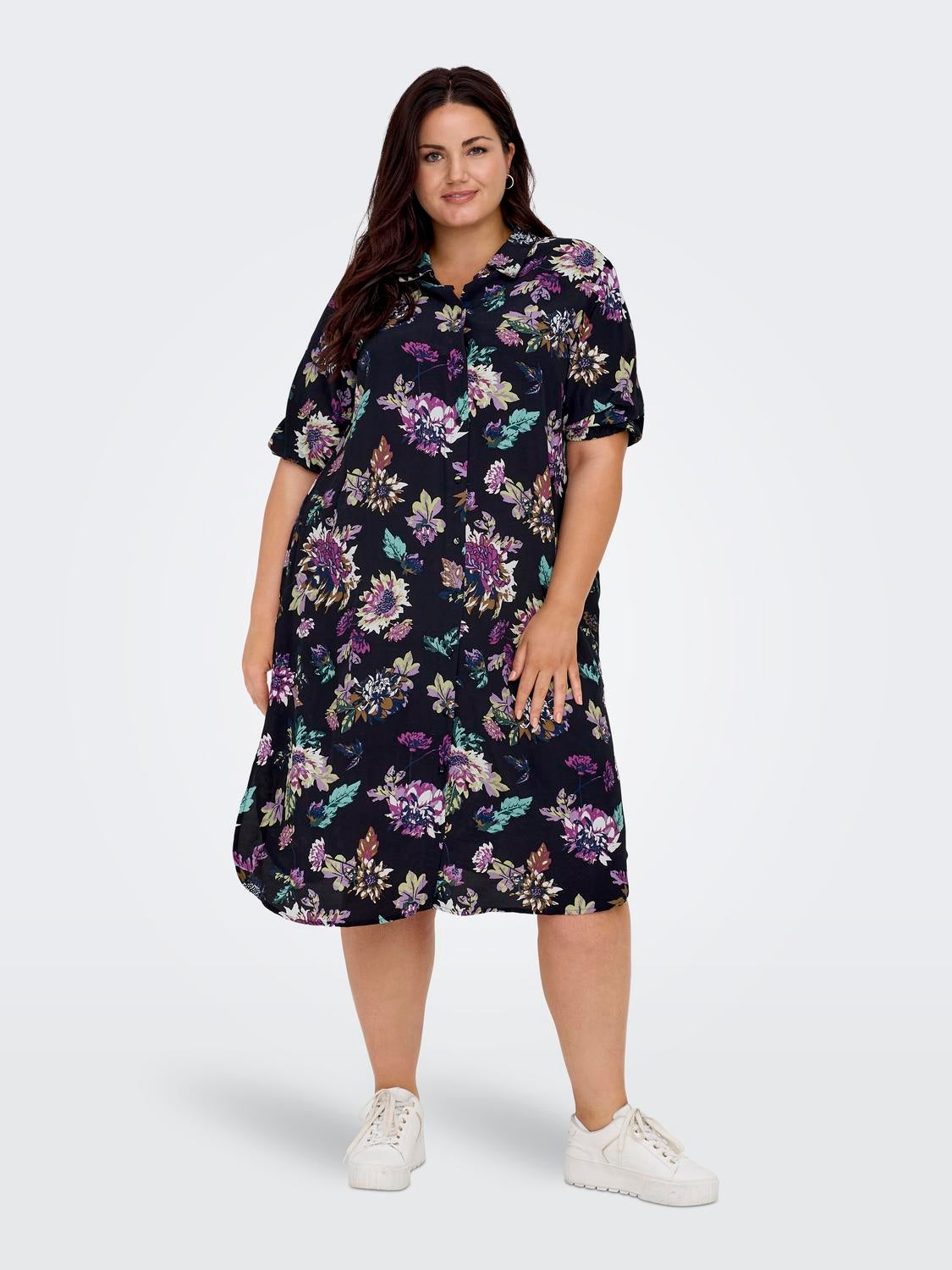 CARANTONA Langes Kleid Black