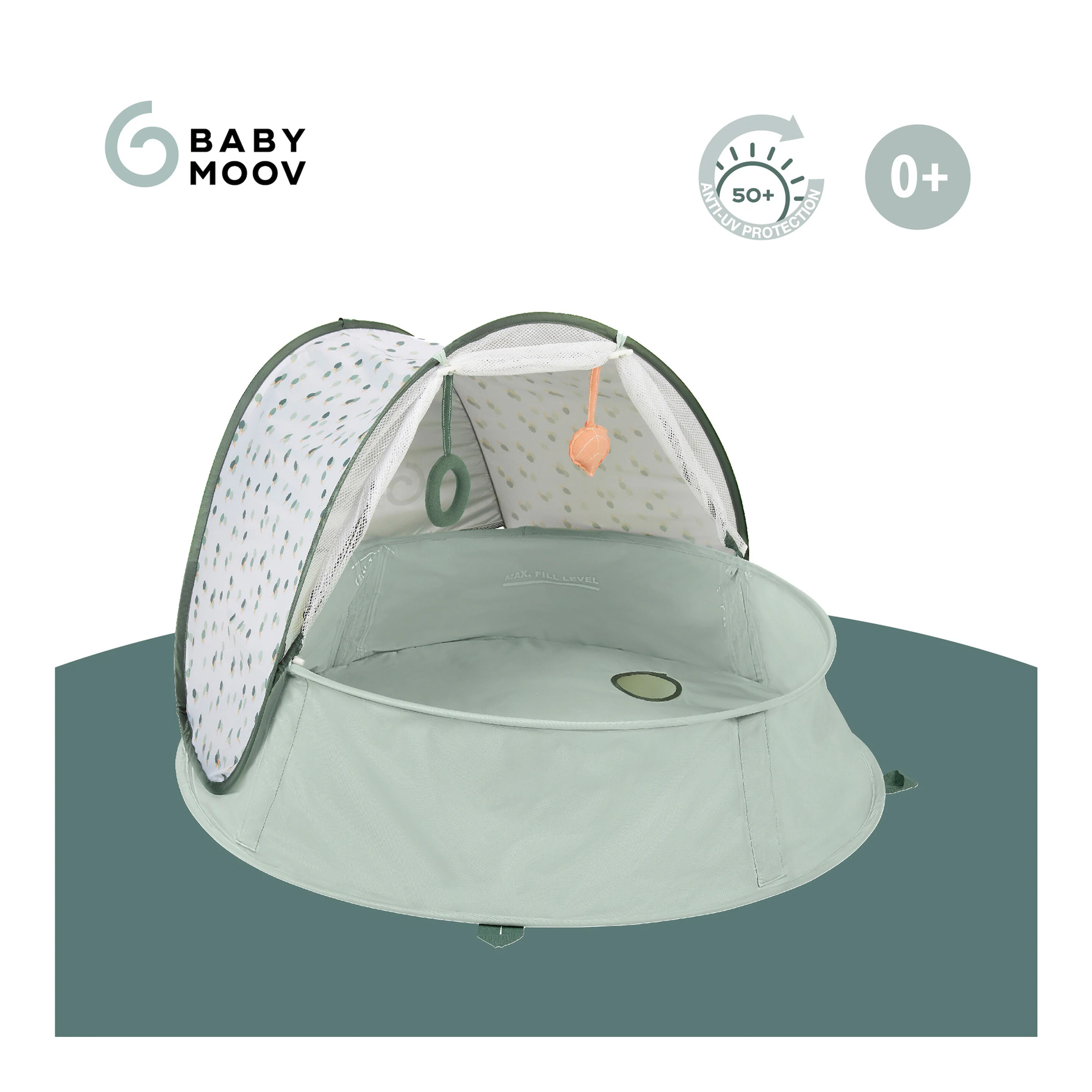 Babymoov Strandmuschel Aquani Provence 3in1 mit UV-Schutz 50+