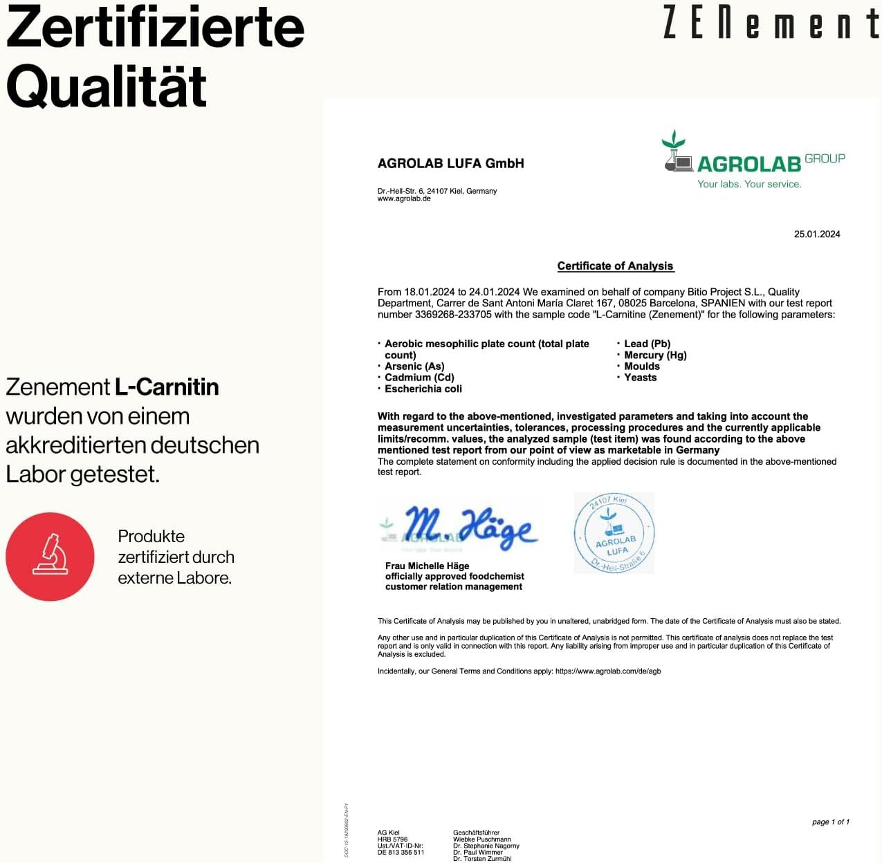 Zenement L-Carnitin Kapseln