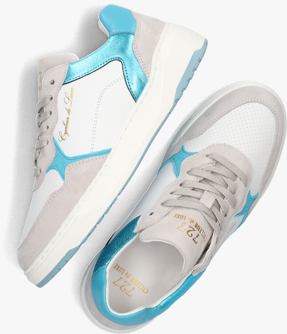 CYCLEUR DE LUXE witte cycleur de luxe lage sneakers corncob