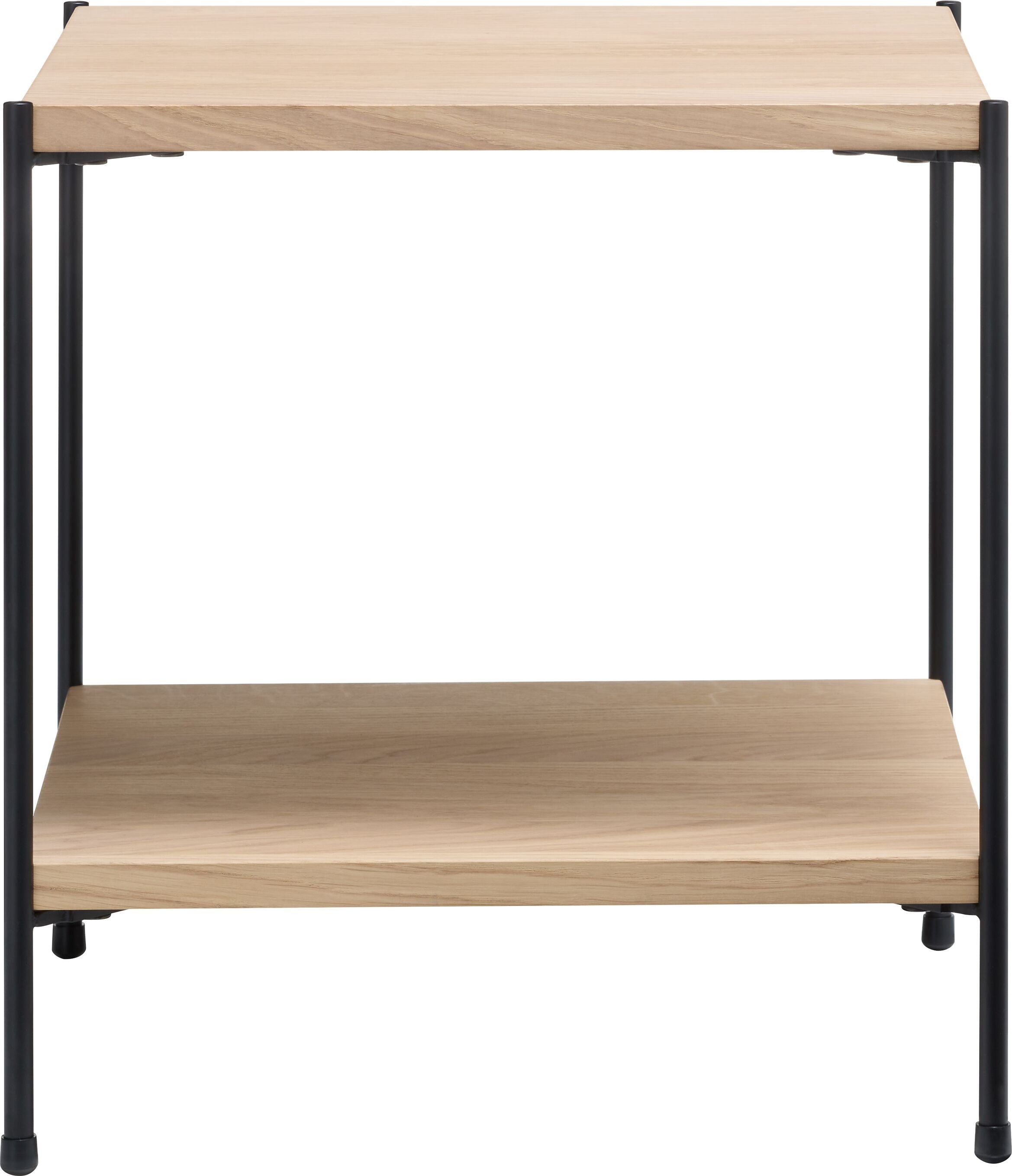 MALA Nachttisch - Eiche weiss / B: 40.0 cm x T: 40.0 cm x H: 43.0 cm