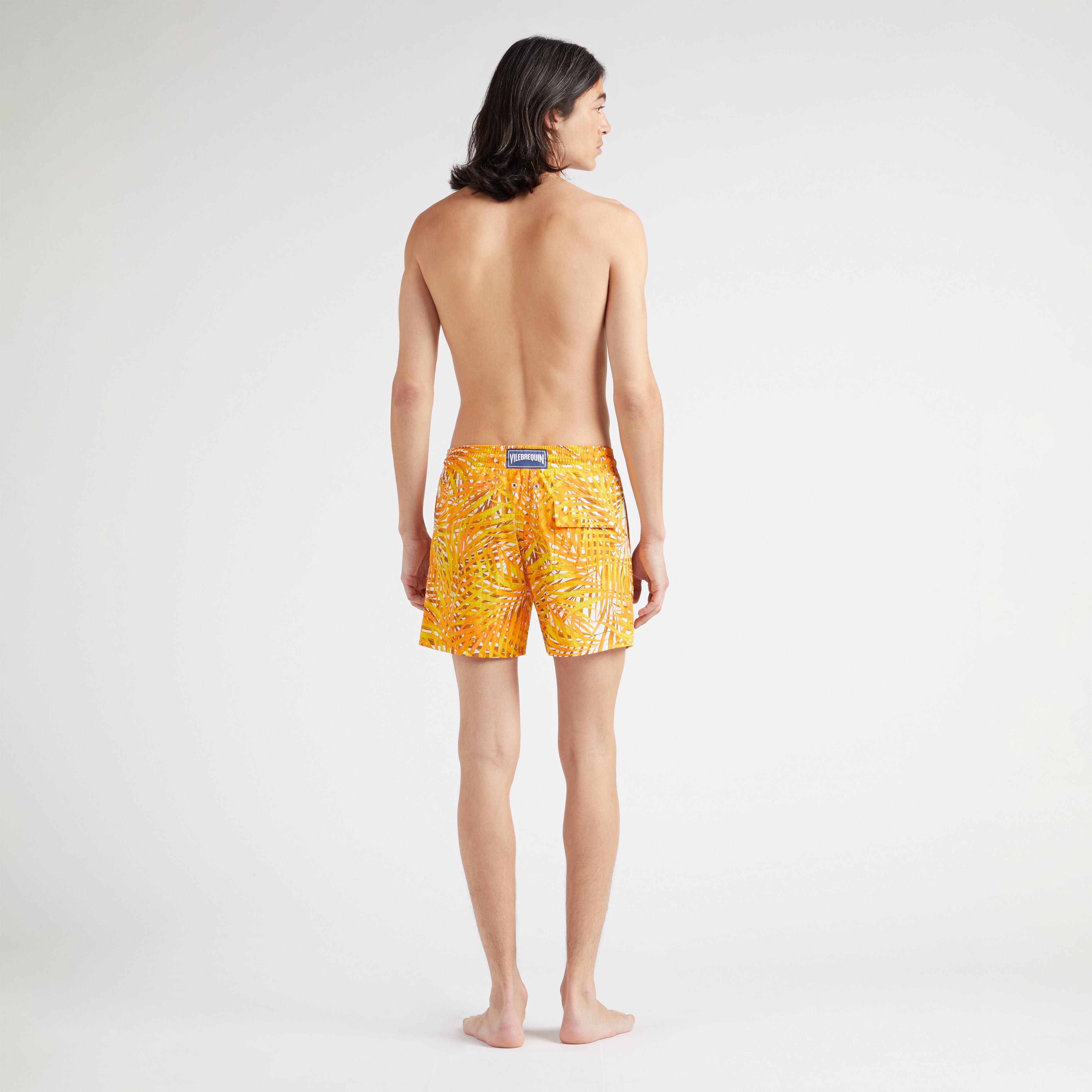 Maillot de Bain Court Stretch Homme Palm Leaves