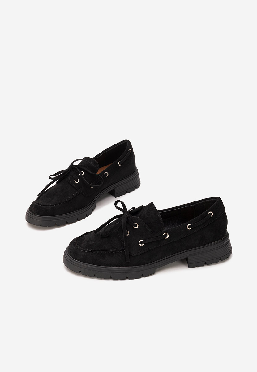 Chaussures casual femme noirs Valoria