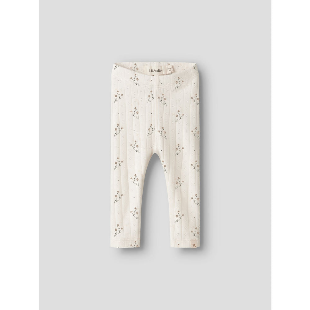 Køb Lil'Atelier Coconut Milk Flower Nbfrachello Ria Slim Leggings Lil