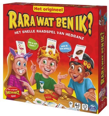 RARA Wat ben ik? – het snelle raadspel voor het hele gezin – nieuwe editie met leuke hoofdbanden