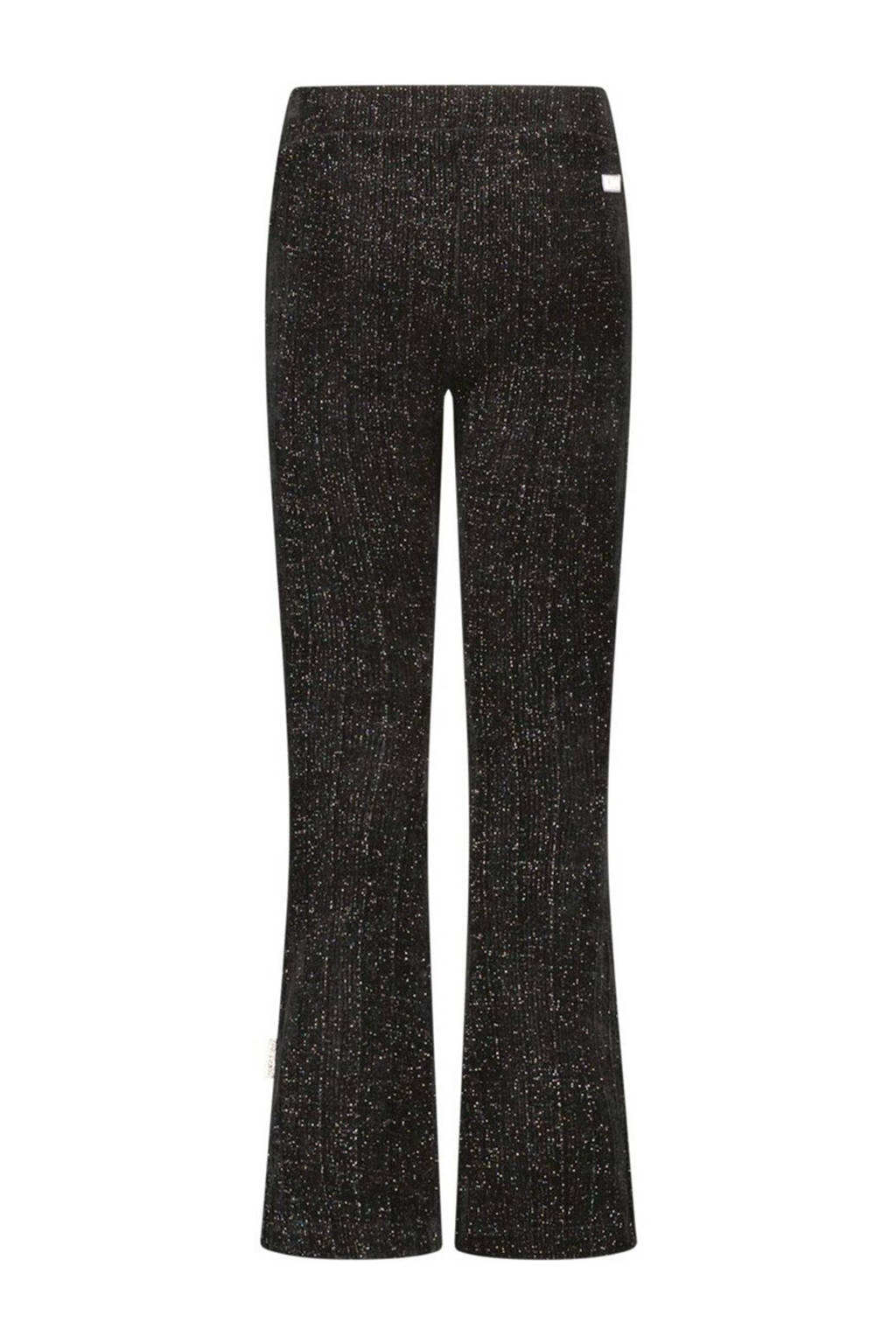 B.Nosy flared broek Puck zwart