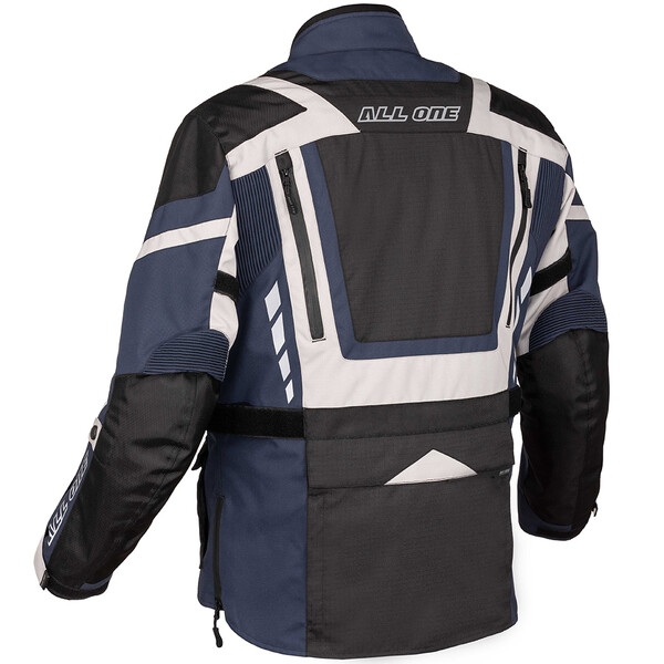 All One - Veste Canyon Evo Bleu / Noir / Gris Clair