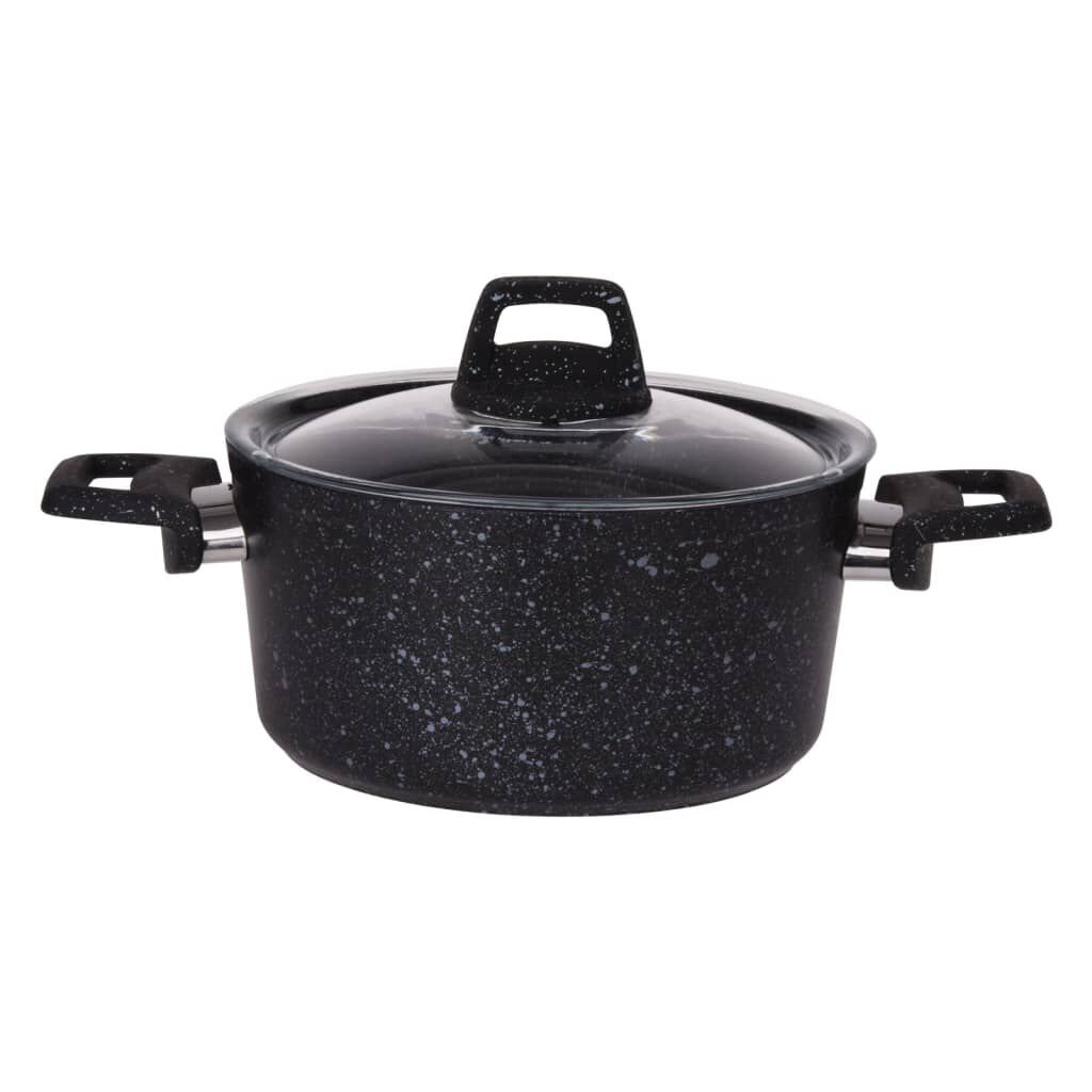 Uitstekende huishoudelijke pot met deksel, 2,7 L, aluminium