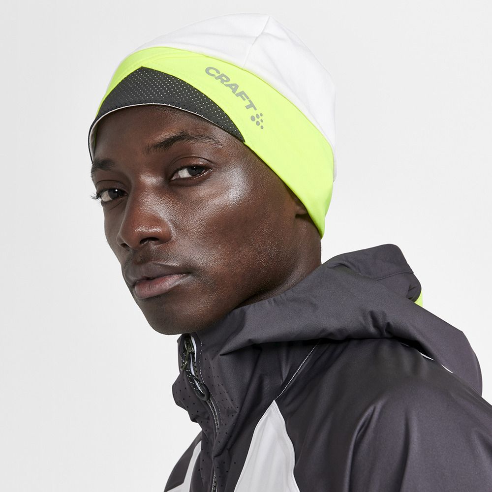 Craft ADV LUMEN FLEECE - Bonnet ash white/flumino