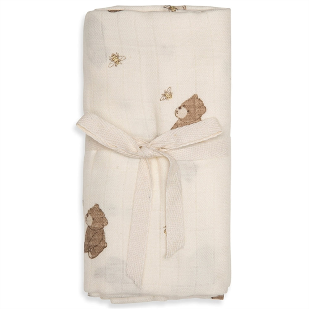 That´s Mine Bees and Bears Jana Muslin Svøb | Luksusbaby