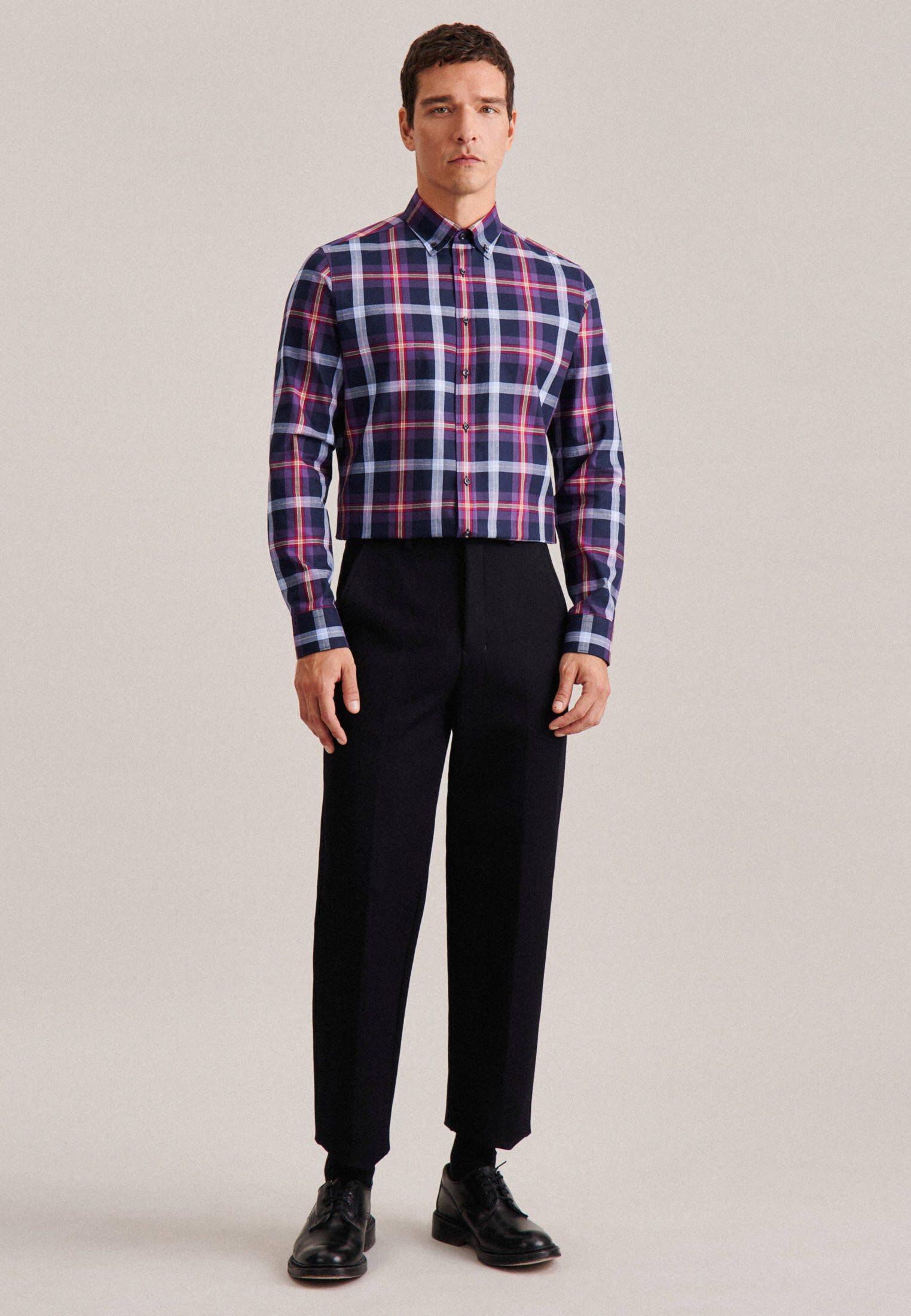 Seidensticker| Herren Flanellhemd Shaped