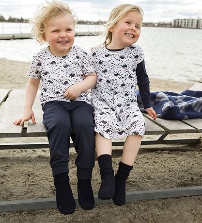 Joha Strømper - Uld - Navy