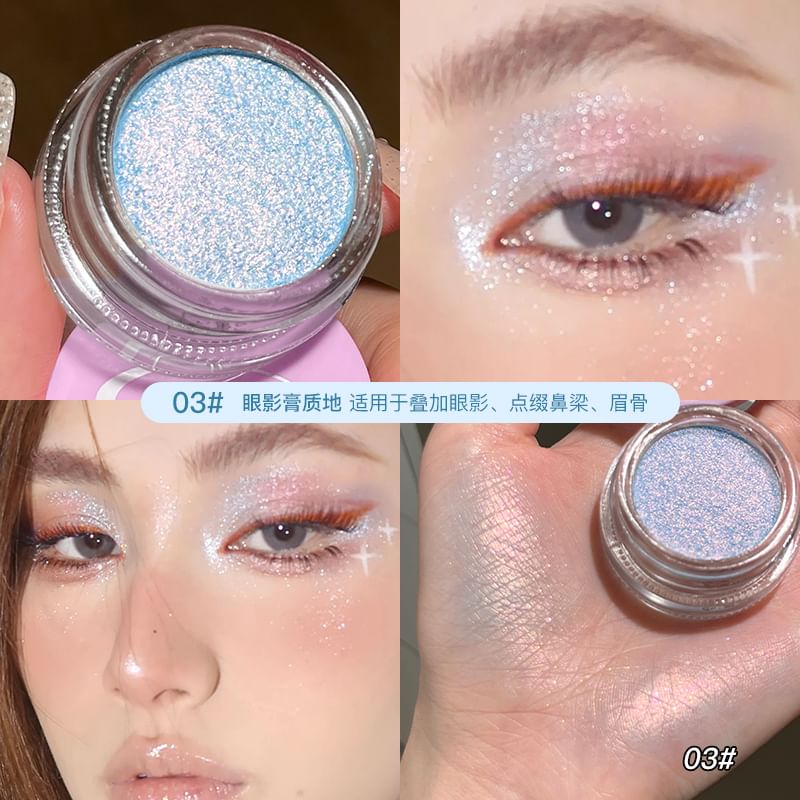 GELLA'S - Glitter Single Eyeshadow - 4 kleuren