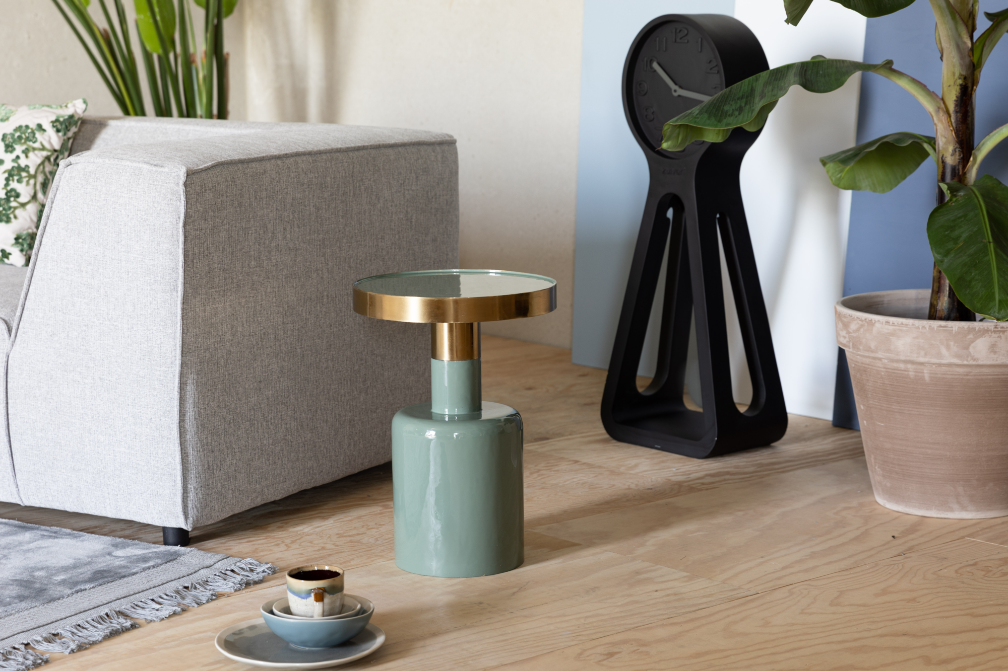 Bijzettafel Glam Blauw
