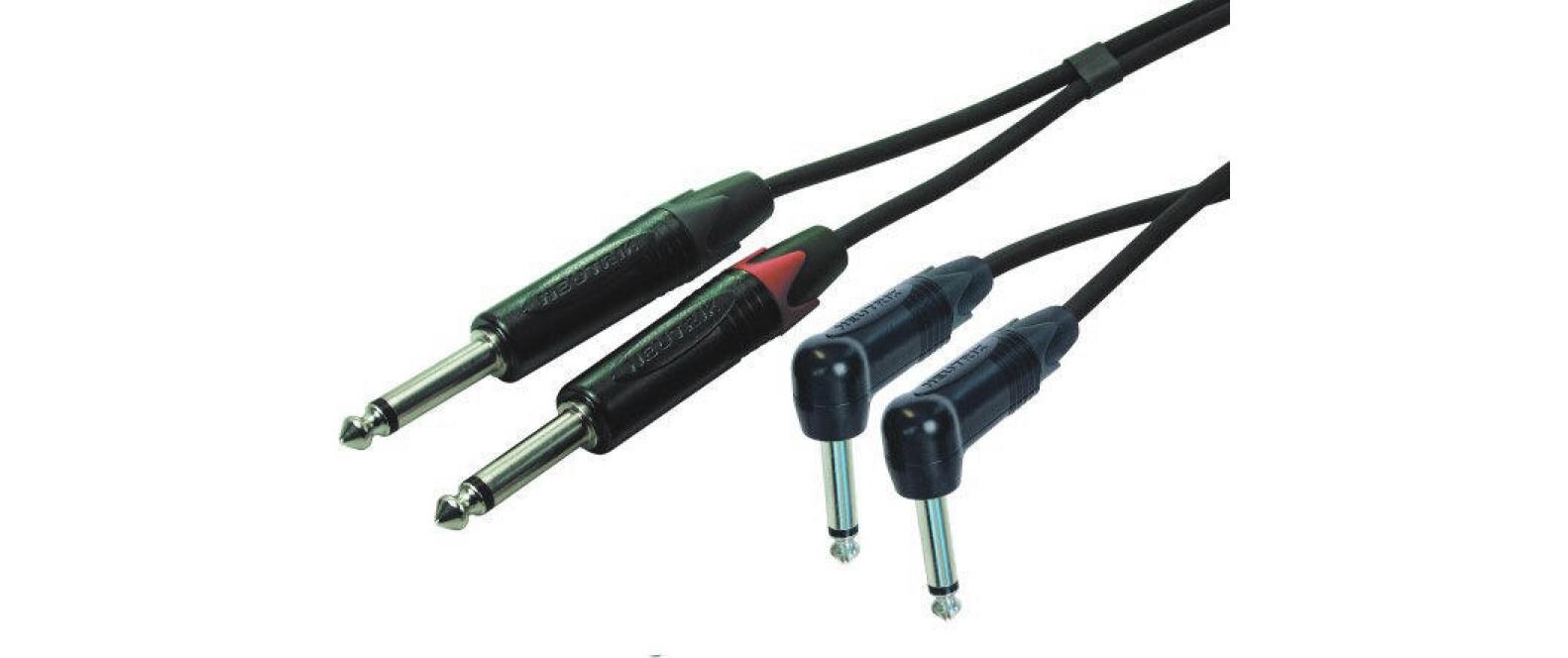 Audio-Kabel 6.3 mm Klinke - 6.3 mm Klinke 6 mAnschlusskabel