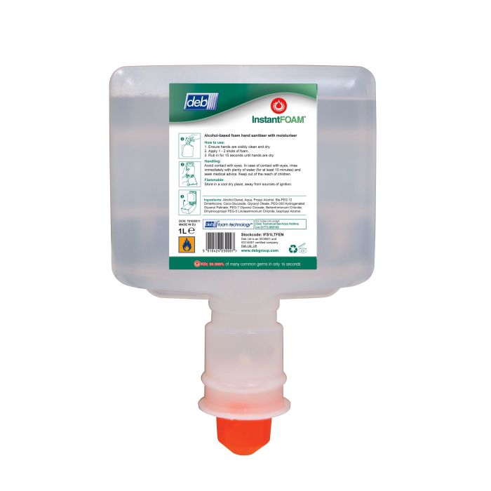3x Deb Stoko Handdesinfectie SCJ Instant Foam Complete 1000ml TF