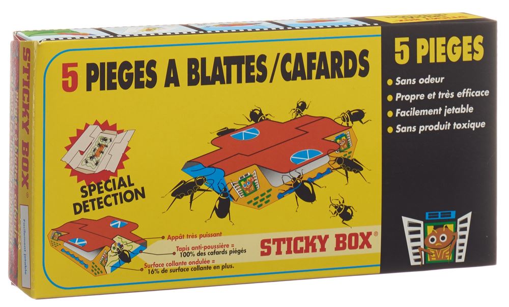 STICKY BOX Schabenfalle<br>5 Stück