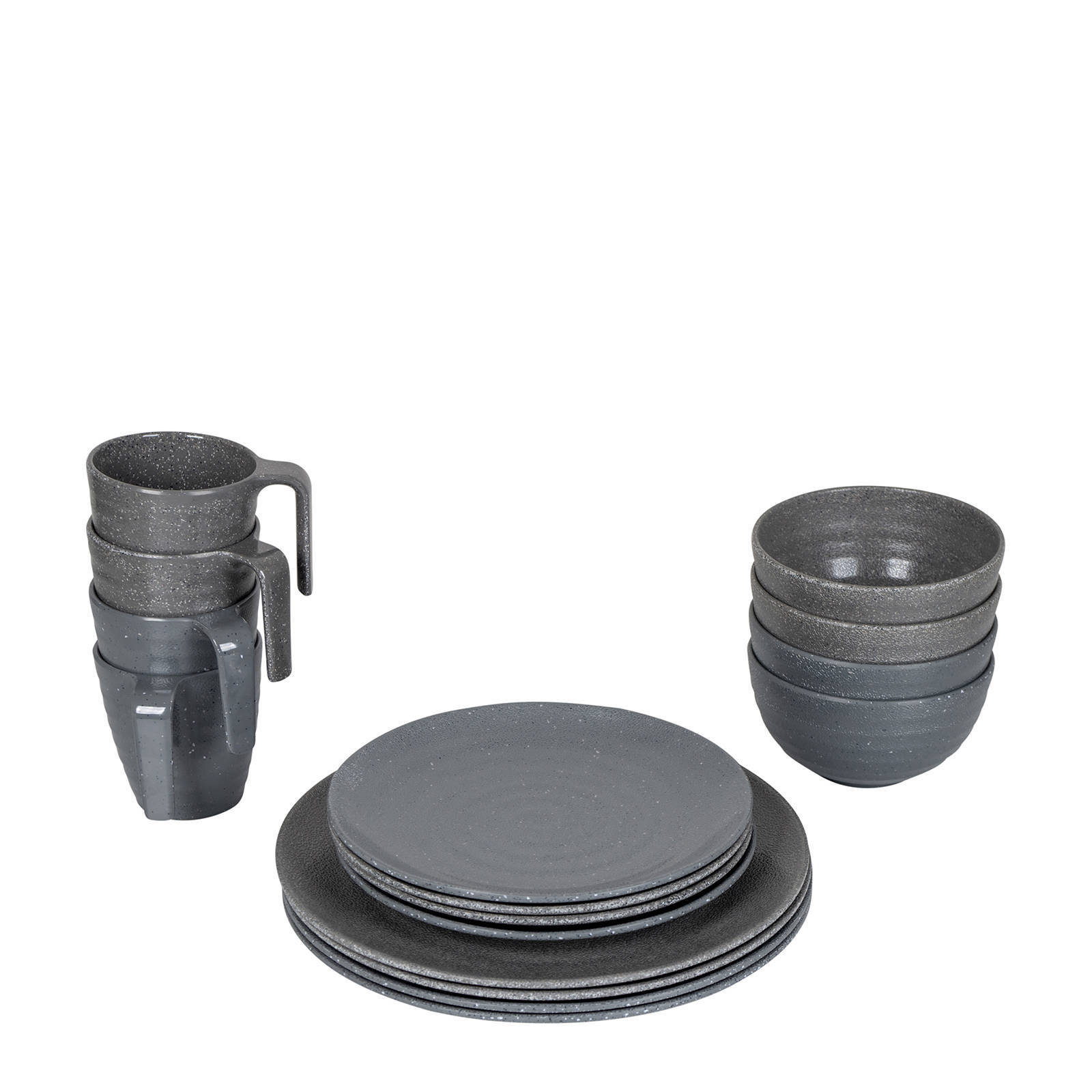 Bo-Camp servies Stone (16-delig)