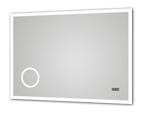 LED badkamerspiegel Zilver Venus IP 24 (spatwaterdicht)