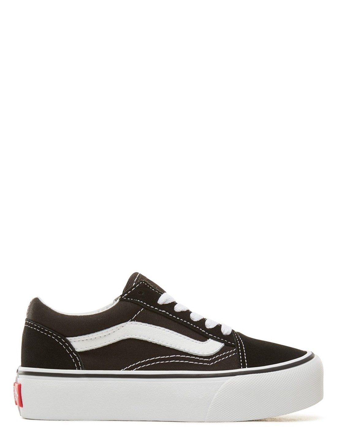 vans Sneakers compensées enfant old skool platform noir