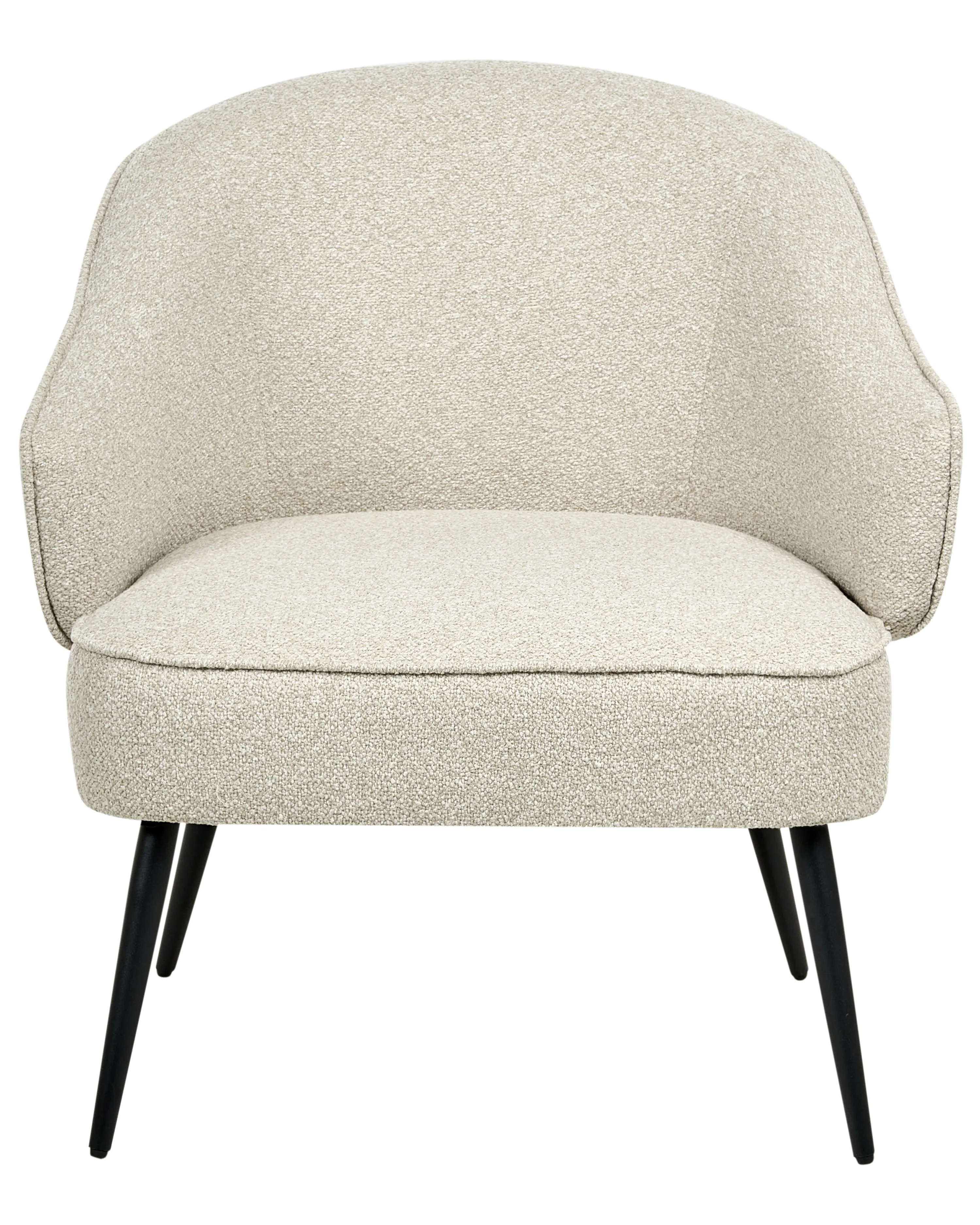 Fauteuil KAYLA Bouclé Lichtbeige
