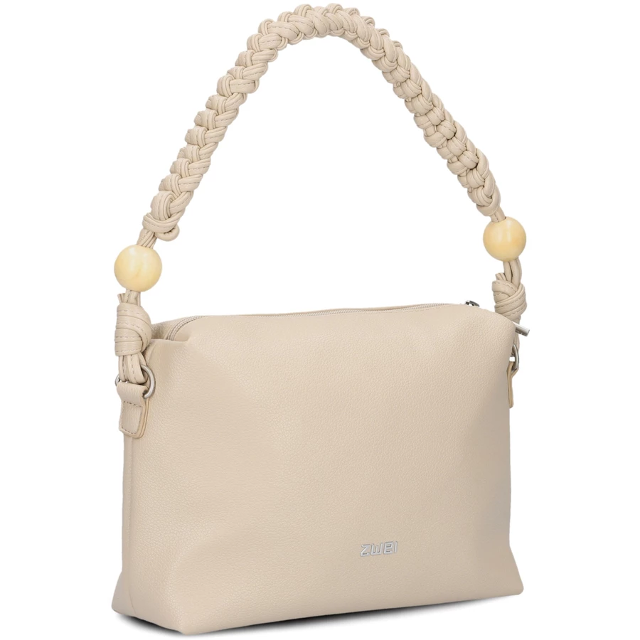 zwei Perla PE60 - Schultertasche 27 cm sand