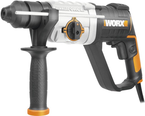 WORX 800W 2,5 Joule WX339 boor- en beitelhamer, inclusief koffer en accessoires