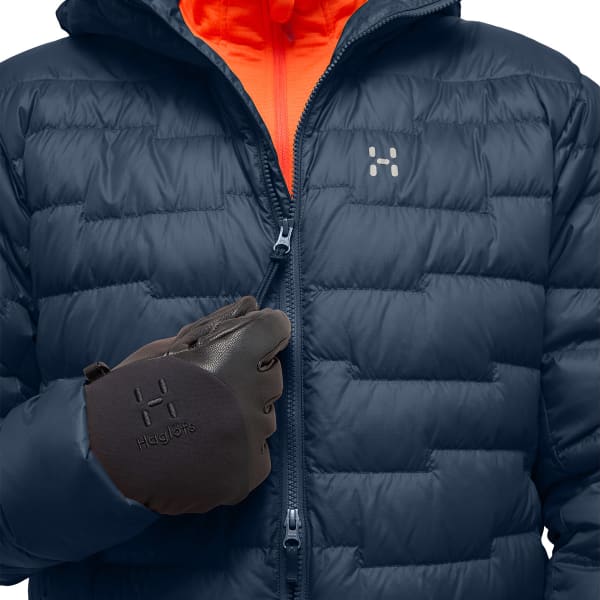 Doudoune ski de randonnée HAGLÖFS ROC FLASH DOWN HOOD M TARN BLUE
