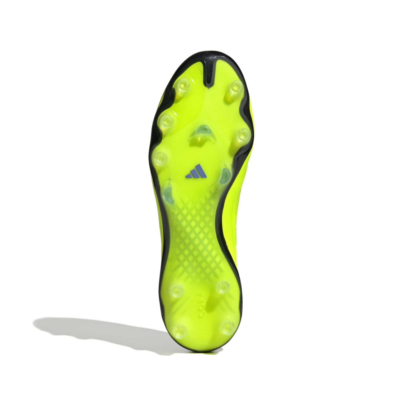 Adidas Copa Pure III Elite Veterloze Gras Voetbalschoenen (FG) Neongeel Zwart Blauw