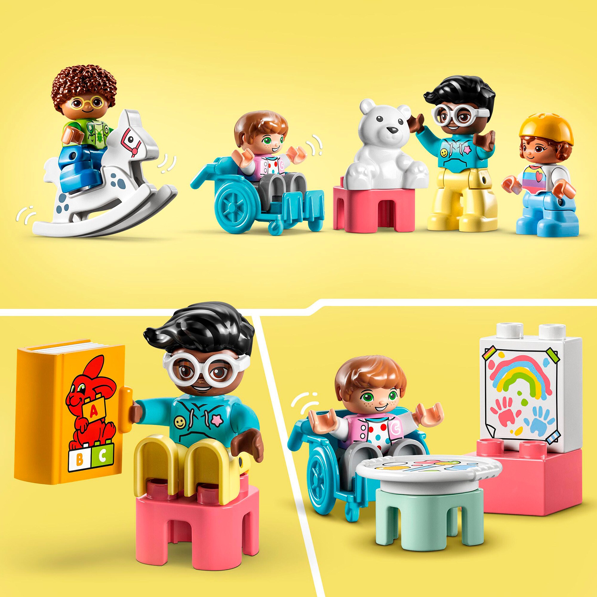 LEGO Konstruktionsspielzeug DUPLO Spielspaß in der Kita