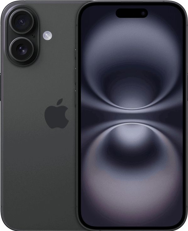 Apple - iPhone 16 - Zwart - 128GB - 6.1 inch - Super Retina XDR Display