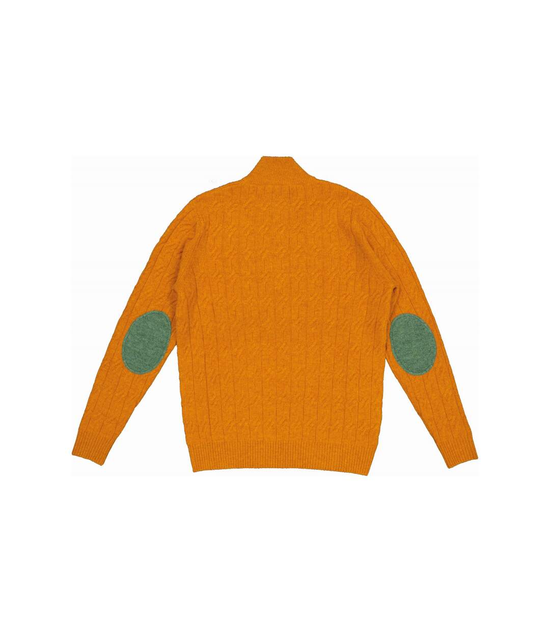 Pull torsadé col zippé