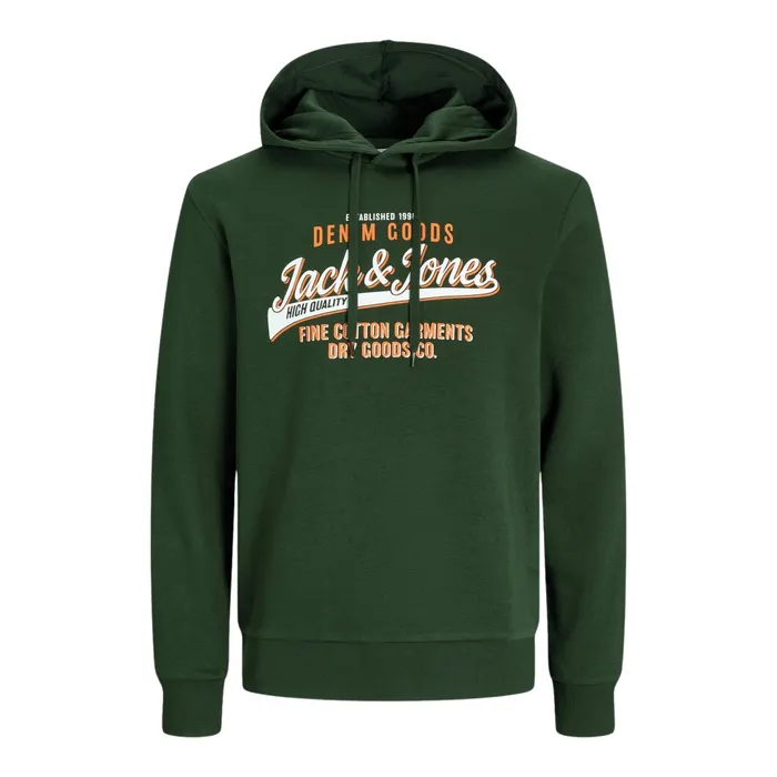 Jack & Jones Logo Hoodie Heren