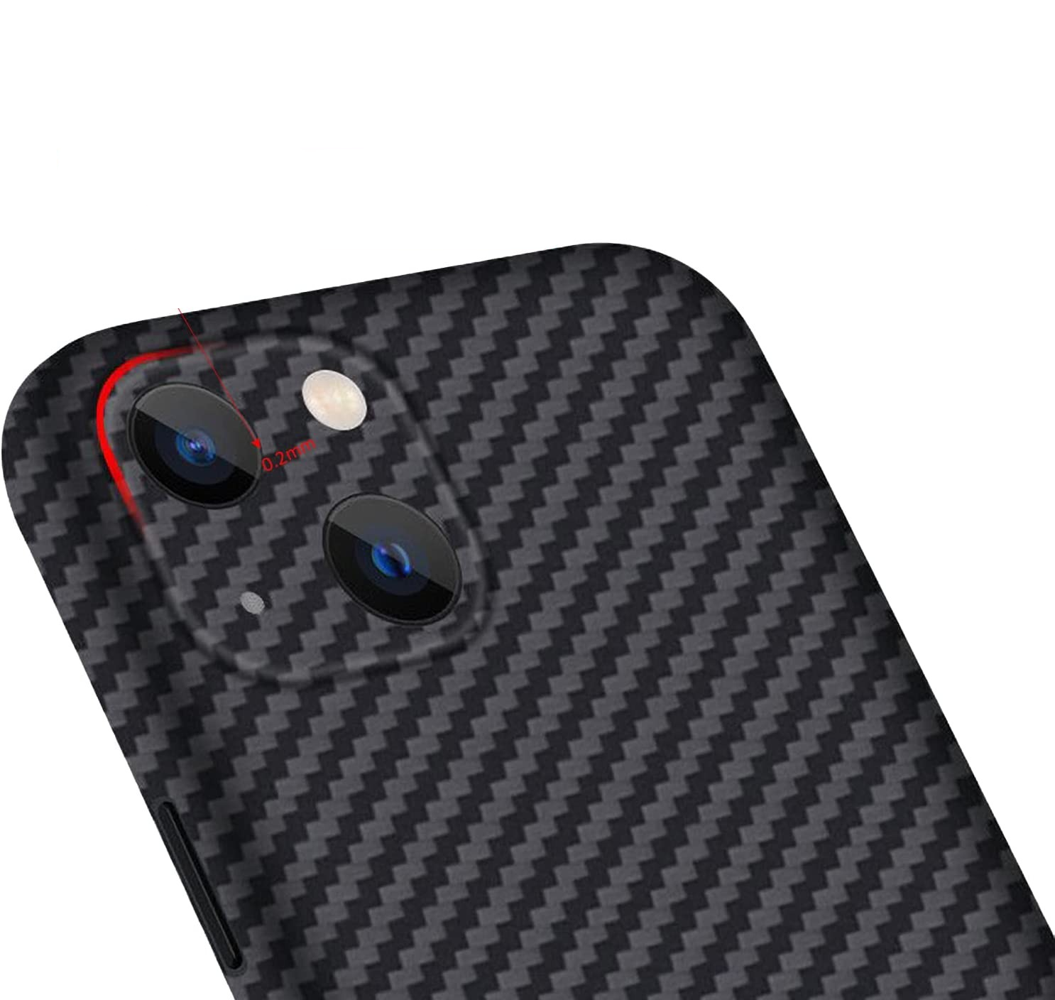 iPhone 14 Kevlar Hardcase Schutzhülle Ultrathin - Schwarz