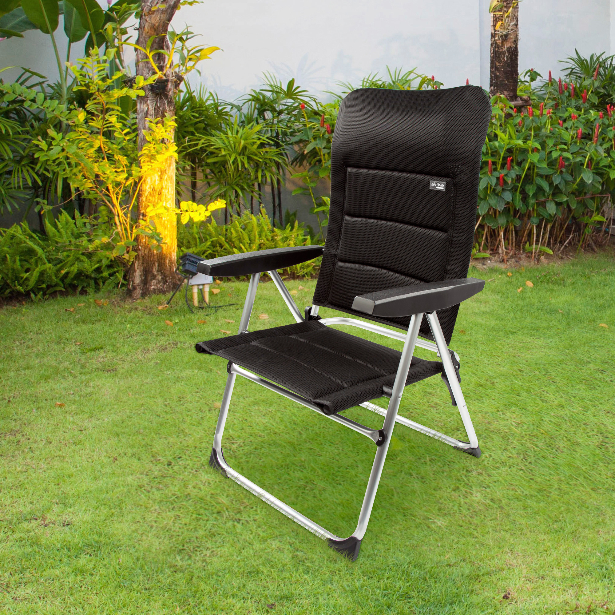 Silla Plegable Garden Colchado Deluxe Multiposición Aktive