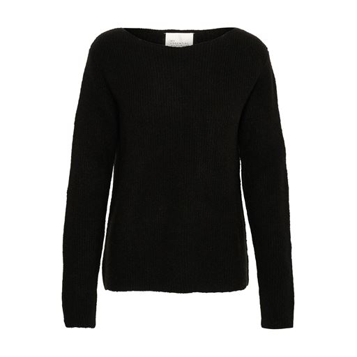 My Essential Wardrobe LunaMW Striktrøje, Black, S
