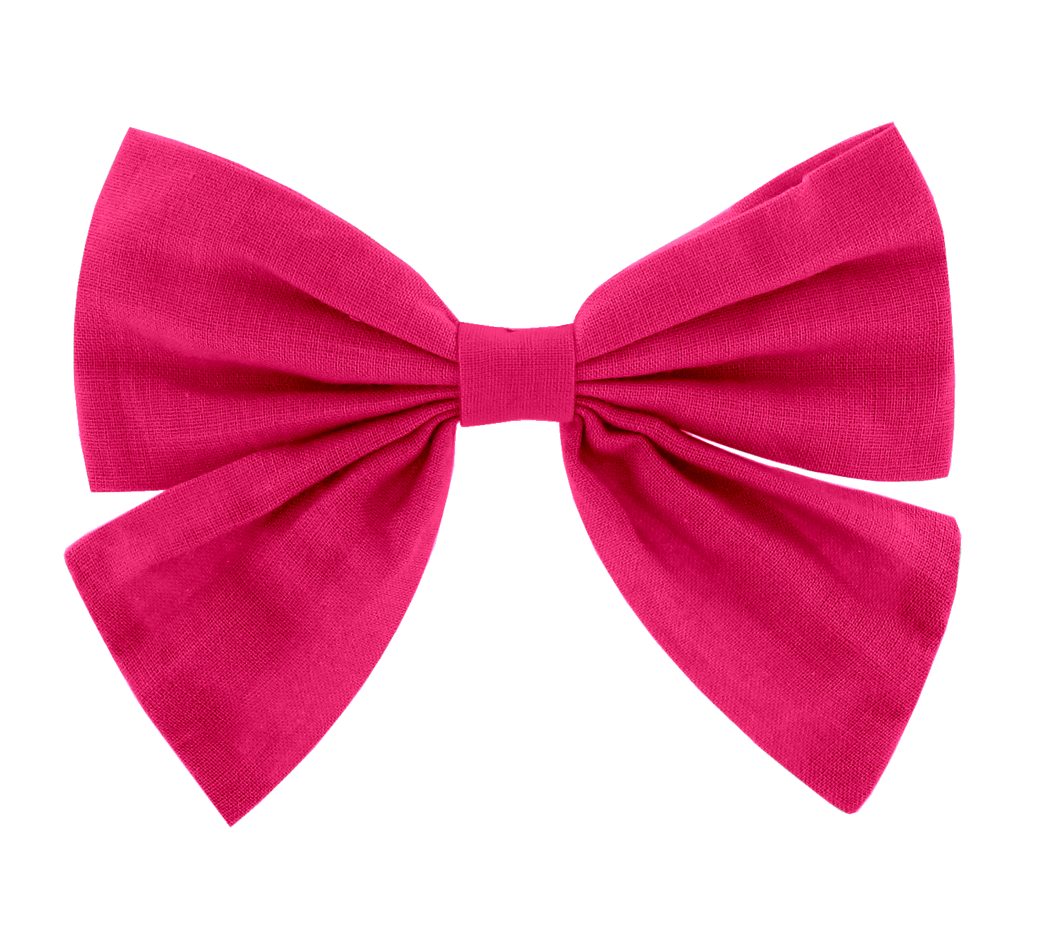 Barrette Noeud Papillon Fuchsia