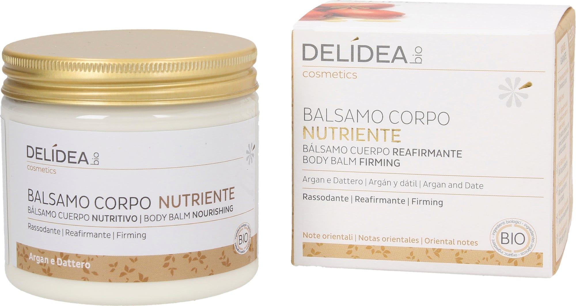 DELIDEA   Argan & Date Firming Body Balm, 200 ml