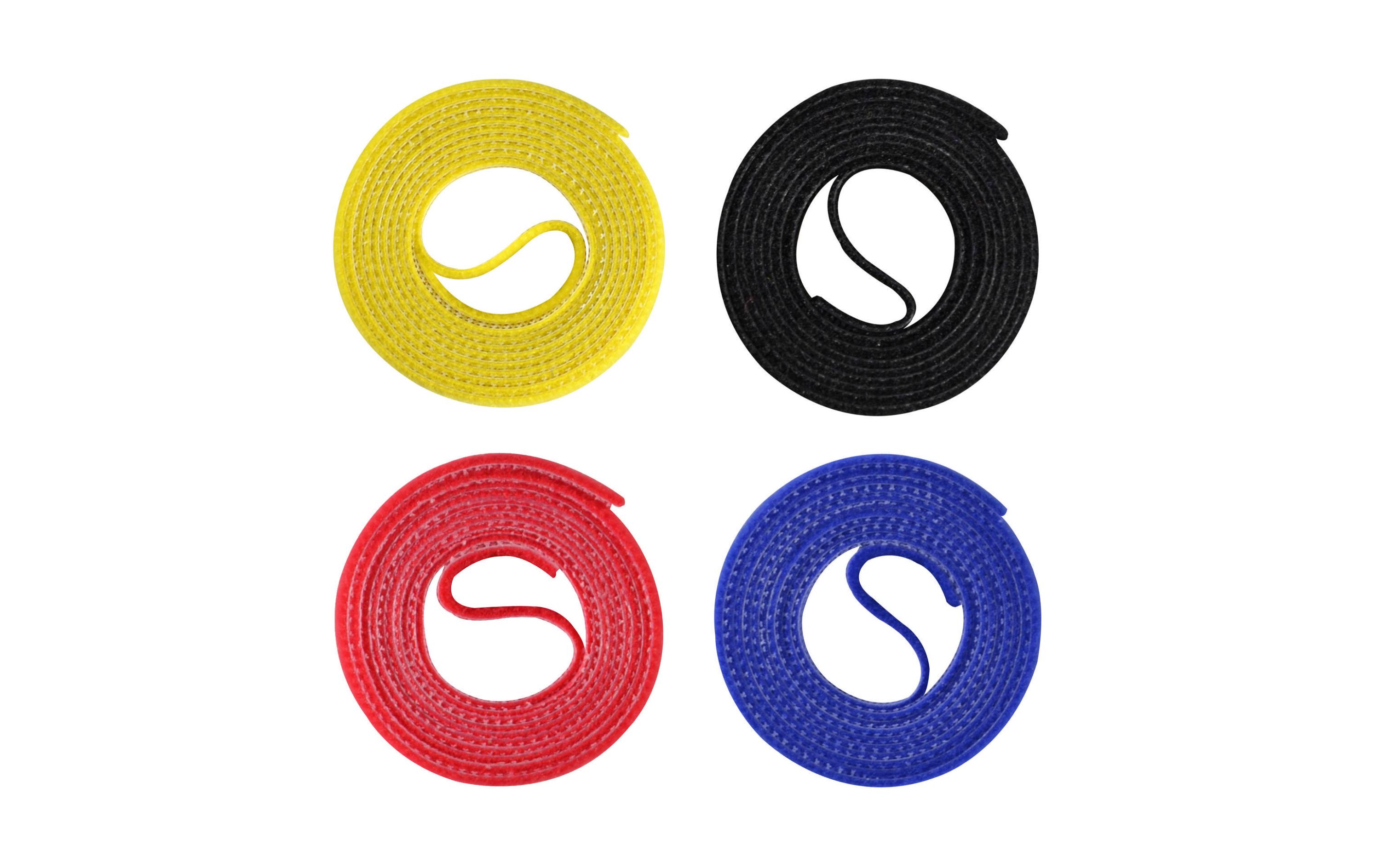 Klettband-Rolle ROLL STRAPS 16 mm x 1 m RGB, 4 RollenKlettbandrolle LTC ROLL STRAP: Die Universallösung fürs Bündeln & Fixieren
