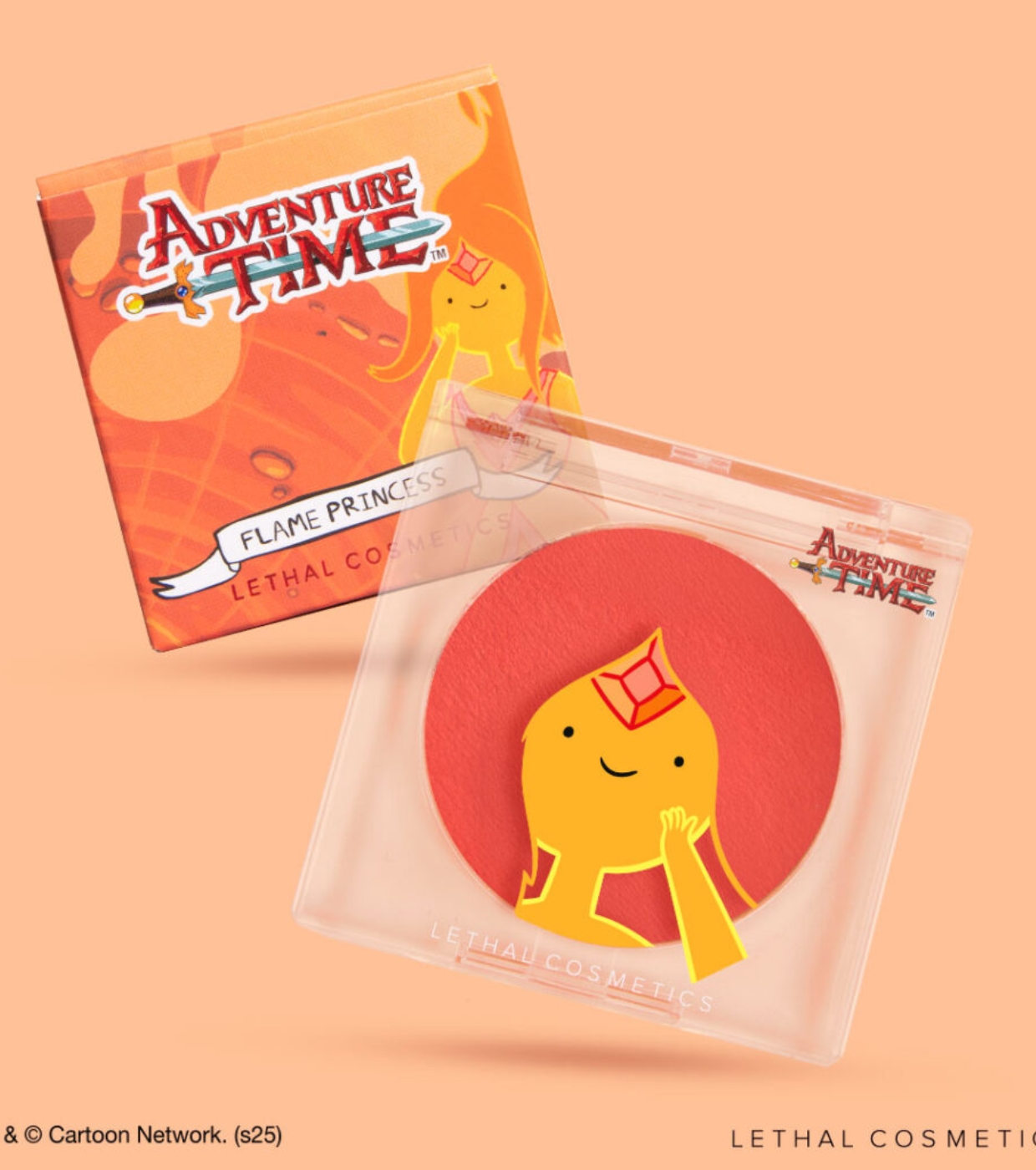 Lethal Cosmetics - *Adventure Time* - Blush em Pó - Flame Princess