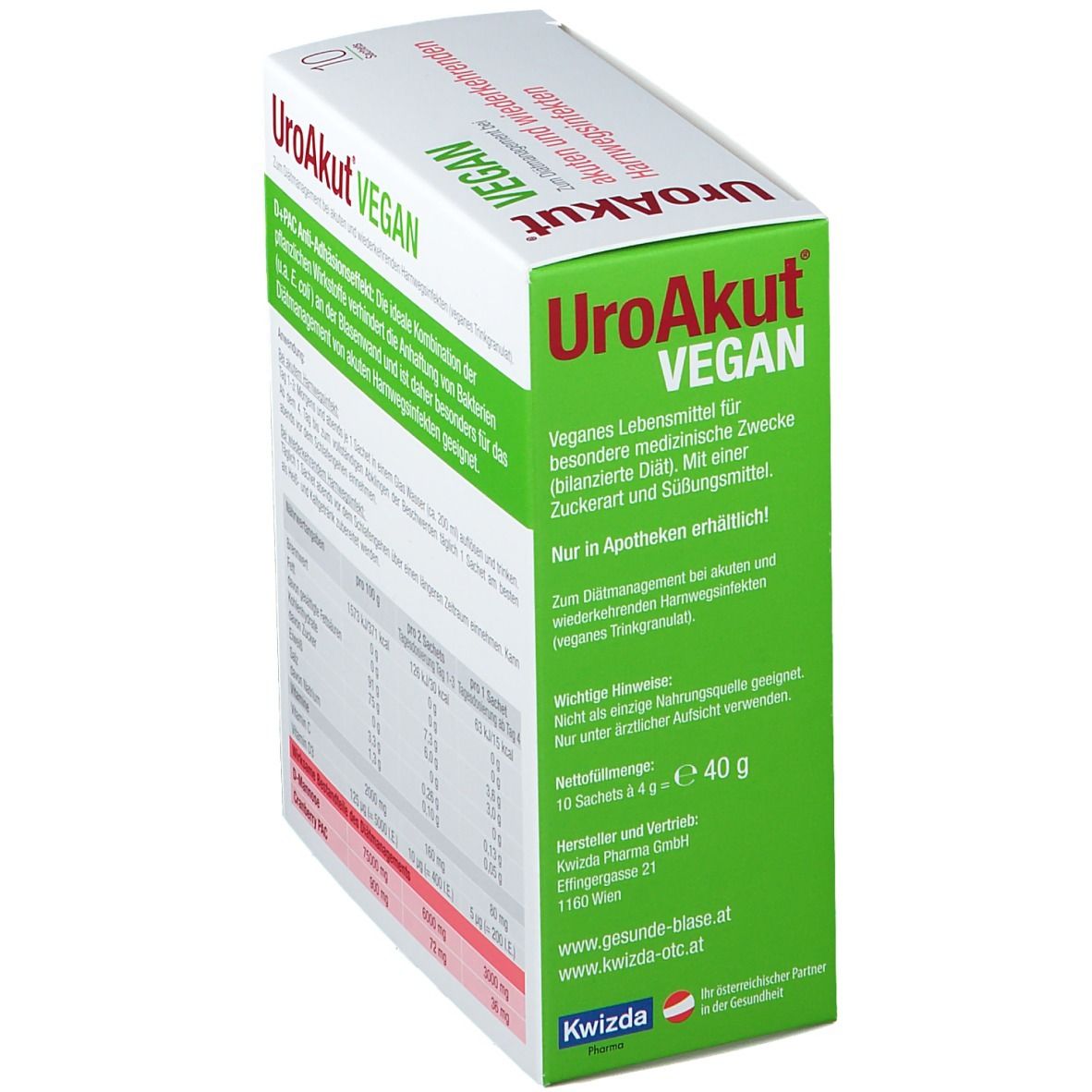 UroAkut® vegan D-Mannose plus Cranberry
